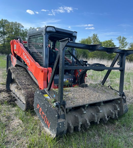 Flannel Landworks equipment ready for field work
